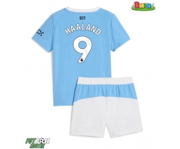 Manchester City Erling Haaland #9 Hemmaställ Barn 2025-26 Kortärmad (+ Korta byxor) Manchester City Erling Haaland #9 Hemmaställ Barn 2025-26 Kortärmad (+ Korta byxor)